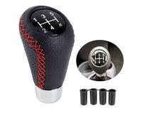 JOVERI Universal for Superb, Manual Leather Red Titch Gear Shift Knob Car Gear Tick Shift Knob Lever Manual Transmission M8 M10 M12 Gear Shift Knob(Red)