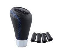 JOVERI Universal for Superb, Manual Leather Red Titch Gear Shift Knob Car Gear Tick Shift Knob Lever Manual Transmission M8 M10 M11 M12 Gear Shift Knob(Blue)
