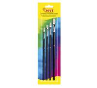 Jovi 210208 - Pack of 4 Flat Brushes 4/6/8/12, Unica