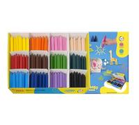 Jovi Jumbo Easy Grip Case Triangular Wax Crayons Crayons Assorted 300 pcs