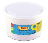Jovi 56101 Tin with Finger Paint, 500 ml, White)