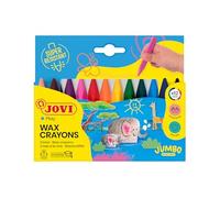Jovi 973/12 Wax crayons, Cartoon, Assorted Colours, 12 stück (1er Pack)
