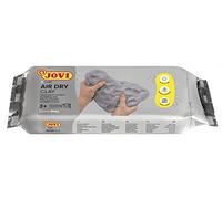 Jovi - Air Dry Modelling Clay Bar, No Baking Pottery Clay, Grey Colour, 1 kg, Non-Toxic and Gluten Free
