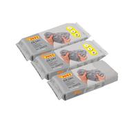 Jovi Air Dry Ready to Use Air Dry Moist Clay Modelling Clay 500g Grey Pack of 3