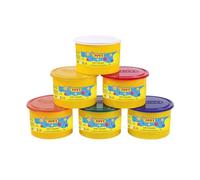 Jovi - Box of 6 Soft Dough Blandiver cans, 460 g, Assorted Colors (460/6)