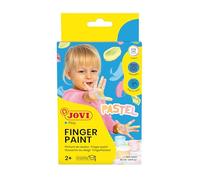 Jovi - Finger Paint, Case of 6 Bottles, 35 ml, Pastel Colours (540P)
