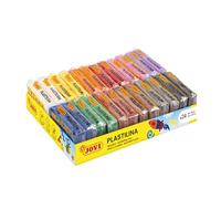 Jovi - Pack of 12 Colours Plasticine, 24 Tablets of 50 g, Non-Toxic, Jovi Vegetable Dough for Children from 3 Years, Craft and Games Clay