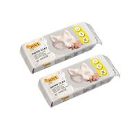 Jovi PatMaché Ready-to-Use Air-Hardening Paper Mache, 2 Bars 1.5 lb Each, Total of 3 lb, for Arts & Crafts Projects