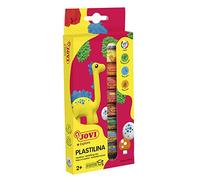 Jovi - Plasticine 10 bars of Non-drying Modelling Clay Bars, 15 gr each, Vegetable base, Non-toxic and Gluten Free (P70/24)