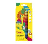 Jovi - Plasticine 10 bars of Non-drying Modelling Clay Bars, 15 gr each, Vegetable base, Non-toxic and Gluten Free (P70/24)