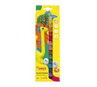 Jovi Plasticine, Easy mouldable Modelling Clay for Children Aged 2 and up, 15 Colours, 15 g Each