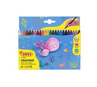 Jovi 924 Wachsmalstifte Wax Crayons, Assorted Colours, 24 stück (1er Pack)