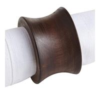 Jovial International Handmade Concave Wood Napkin Ring Set with 6 Napkin Rings-Artisan Crafted in India (6)