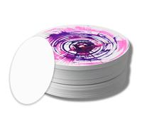Jovial & Joyful Spin Art Refill Paper for Spin Art Machine, 40 Round Cards, Spin and Spiral Art Station Refill Paper, Craft Thick Paper