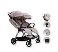 JoviKids Ayla Twin Pushchair - Lightweight Double Stroller with Compact Fold Bei