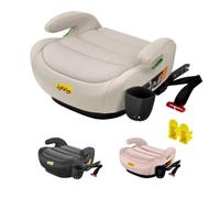 Jovikids OHHO+ Booster Car Seat with ISOFIX, Thick Cushion | ECE R129 (E4) Approved, i-Size, for 6 to 12 Years, 125-150cm, Seatbelt Hook, ISOFIX Guide, Lightweight, Cup Holder