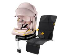 Jovikids Ranger 2 i-Size 360 Rotating Car Seat with ISOFIX | 40-150cm Rear-Facing All-in-One 360° Swivel, Adjustable Headrest/Recline, Side Protection for Infant to Toddler (Pink)
