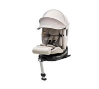 Jovikids i-Size 360 Rotating Car Seat, 40-150cm ERF All-in-One with ISOFIX, 360° Swivel, Adjustable Headrest/Recline, Side Protection for Infant to Toddler (White)
