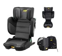 Jovikids Rober+ Foldable Booster Seat with ISOFIX, Highback | Adjustable Height & Width, 100-150cm (3-12 Years), EPP Material, Thick Cusion, Portable for Travel, Storage Backpack