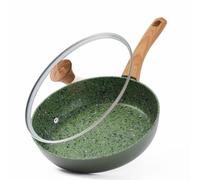 Jovire Nonstick Frying Pan (Green, 28cm+Lid)