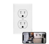 Jovision HD 4K Spy Outlet Hidden Camera Receptacle AC DC Hidden Camera