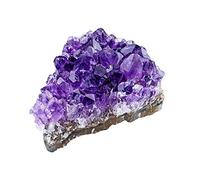 JOVIVI Amethyst Crystal Cluster,Raw Purple Amethyst Rock Stone Healing Crystal Gemstone Quartz Spiritual Gifts for Meditation Reiki Wicca,1.57"3.15"
