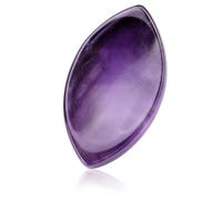 JOVIVI Amethyst Crystal Thumb Worry Stone for Anxiety Relief,Palm Stone Calming Healing Crystal Gifts for Spiritual Reiki Mindfulness Small Gifts for Women