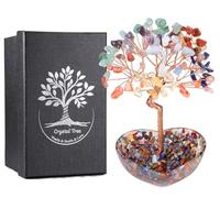 JOVIVI Chakra Crystal Tree of life Gifts for Women Mum Christmas Birthday,Gemstone Crystal Tree Home Room Decor,Healing Crystals Positive Energy Good Luck Spiritual Gifts for Women