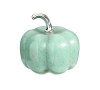 Jovivi Green Aventurine Crystal Pumpkin Figurine Autumn Halloween Decorations,1.2" Healing Crystal Gemstone Pumpkins Ornament Thanksgiving Halloween Christmas Home Room Table Desk Decor
