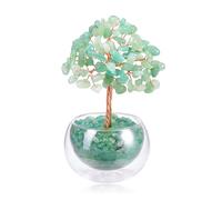 JOVIVI Green Aventurine Crystal Tree Gifts for Women Mum Birthday,Tree of life Healing Crystals and Gemstones Good Luck Spiritual Gifts for Positive Energy for Home Room Decor