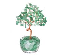 JOVIVI Green Aventurine Crystal Tree Healing Crystal Tree of Life Spiritual Gifts for Women Home Decor,Crystals Gemstones Trees Good Luck gifts for Positive Energy House Warming New Home