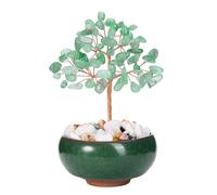 JOVIVI Green Aventurine Crystal Tree of Life,Healing Crystals Tree Gemstones for Positive Energy Spiritual Gifts Home Room Decor,Birthday Good Luck Gifts for Women Mum