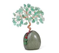 JOVIVI Green Aventurine Tree of Life,Crystal Tree for Good Luck Positive Energy Crystals and Gemstones Reiki Healing Spiritual Gifts for Women Mum Birthday Home Decor bedroom Accessories,with Gift Box