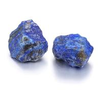 JOVIVI Lapis Lazuli Crystal,2pc 1.57"-2.17" Large Lapis Lazuli Raw Crystals Stones,Natural Healing Crystals Gemstones Rock Rough Stone for Crystal Lovers Reiki Spiritual Gifts