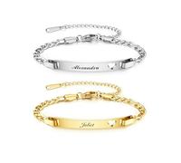 Jovivi Personalised Bracelets Gift for Women Best Friend Friendship Sister Her Girls Birthday