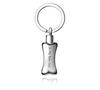Jovivi Personalised Dog Pet memorial Keyring Custom Urn Ashes Keyring Dog Memory Keepsake Engraved Keychain Gifts for Women Men
