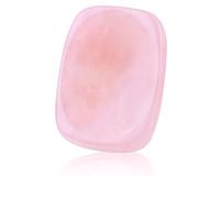 JOVIVI Rose Quartz Crystal Thumb Worry Stone Gifts for Women Men,Polished Pink Palm Stone for Anxiety Relief Calming Spiritual Healing Crystals Mindfulness Gifts Stocking Fillers Women