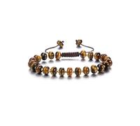 Jovivi Tiger Eye Crystal Bracelet,Healing Crystals Gemstones Natural Stone Beaded Bracelet Women's Boho Summer Beach Jewellery Gifts for Women Ladies Girls
