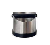 Jovrelant Coffee Grounds Knock Box, Small Espresso Coffee Knock Box with Non-Slip Base, Non-Slip Base Grind Knocks Out Box, Coffee Grounds Container, Coffee Accessories