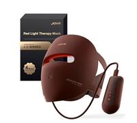 JOVS 3D Red Light Therapy Mask for Face, 328 LEDs Full Face Coverage, 4 Light Modes Cordless LED Light Therapy Face Mask for The Look of Wrinkles, Home Use Skincare Device