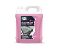 JOVS Pink Car Screenwash 5L - Concentrated Car Windscreen Washer Fluid Works to -16°C - Screen Wash for Cars with Rain Repellent, Prevents Freezing and Clears Dirt for Safer Driving.