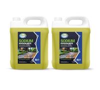 JOVS Sodium Hypochlorite 9-9.9% - 2 x 5L - Professional Patio, Driveway & Brick Cleaner - Black Spot & Stain Remover.