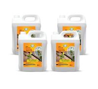 JOVS Weed Killer 4x 5L Ready to Use - Fast Acting Weed Killer Spray for Patios, Paths, Driveways & Gardens - Contains Acetic Acid - Kills Moss & Common Garden Weeds.