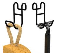 Jovware Black Shower Caddy with Hooks - 2 Pack Shower Caddy for Loofah and Razor