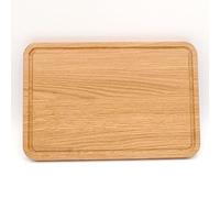 JOWE Wooden Kitchen Chopping Board in Oak | Oak Wooden Snack Board 30x20 cm | Rectangular, 1 Piece