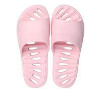 JoWebb Shower Slippers for Women Men, Quick-Drying Shower Shoes, Anti-Slip Slippers for Bath Swimming Pool Summer Beach Sandals Light Pink 4/4.5 UK