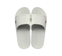 JoWebb Unisex Slippers for Women/Men, Flat Slide Sandals Shower Sandals Flip Flops for Indoor Garden Bathroom Poolside (Grey-270 42/43)