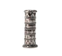 Jowenia Pagoda Dice Spinner 7-in-1 Metallic Dice Tower D4 D6 D8 D10 D12 D20 D% for Dungeons and Dragons RPG Games, Table Game Gifts