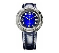 Jowissa Women's Royal Blue Dial Black Leather Watch Jowissa Blue One Size