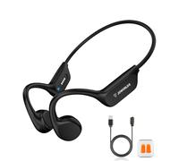 JOWORLDS Open Ear Headphones Wireless Bluetooth, IP68 Waterproof Bone Conduction Headphones Bluetooth, Earphones Wireless Bluetooth, Sports Headphones for Running Swimming, 10 Hours Continuous Music